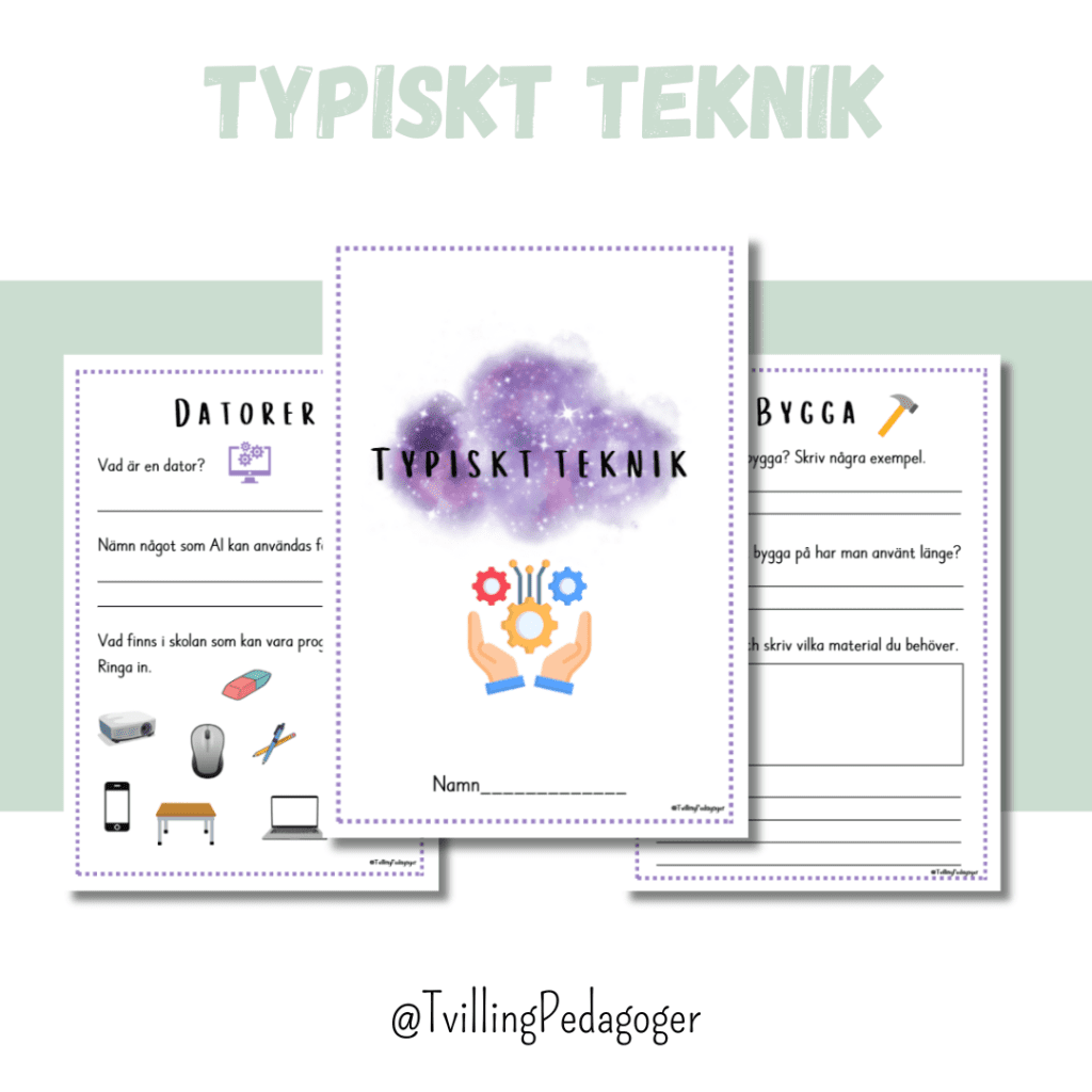 Typiskt teknik – arbetshäfte