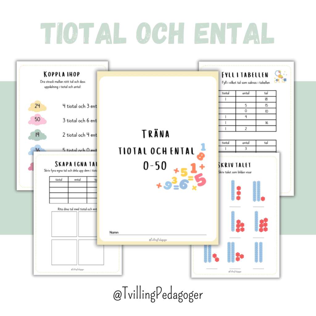 Tiotal och ental