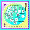 Bingo, memory och begreppskort 3 i 1. Engelska Town