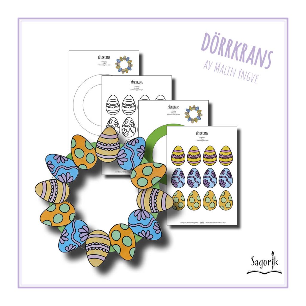 Dörrkrans påskägg