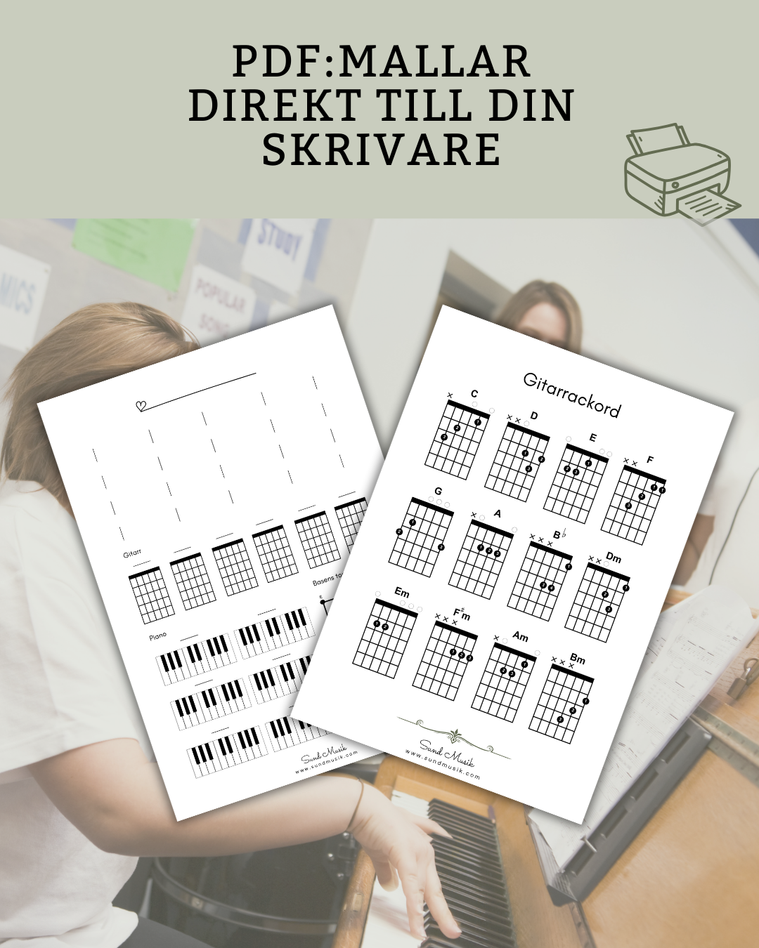 Mallar till ensemblelåtar