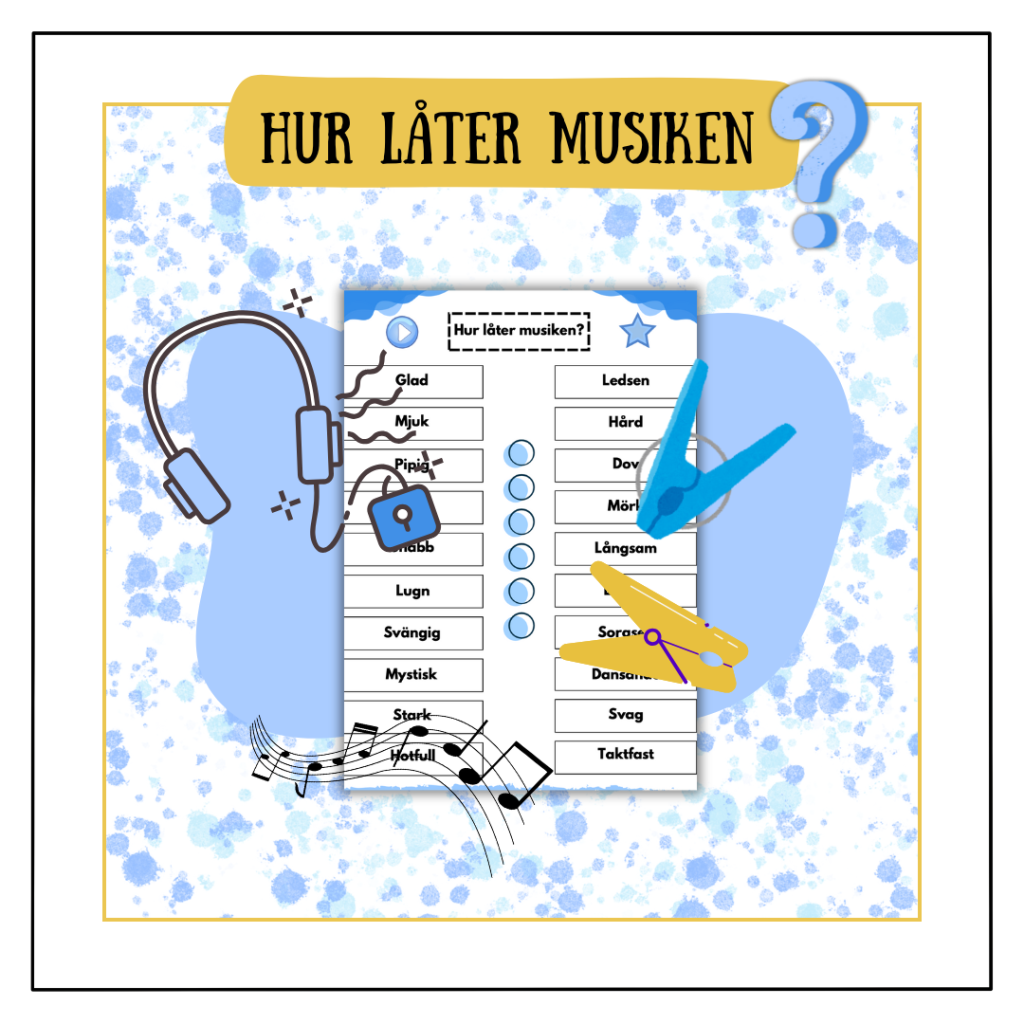 Hur låter musiken? Arbetsblad