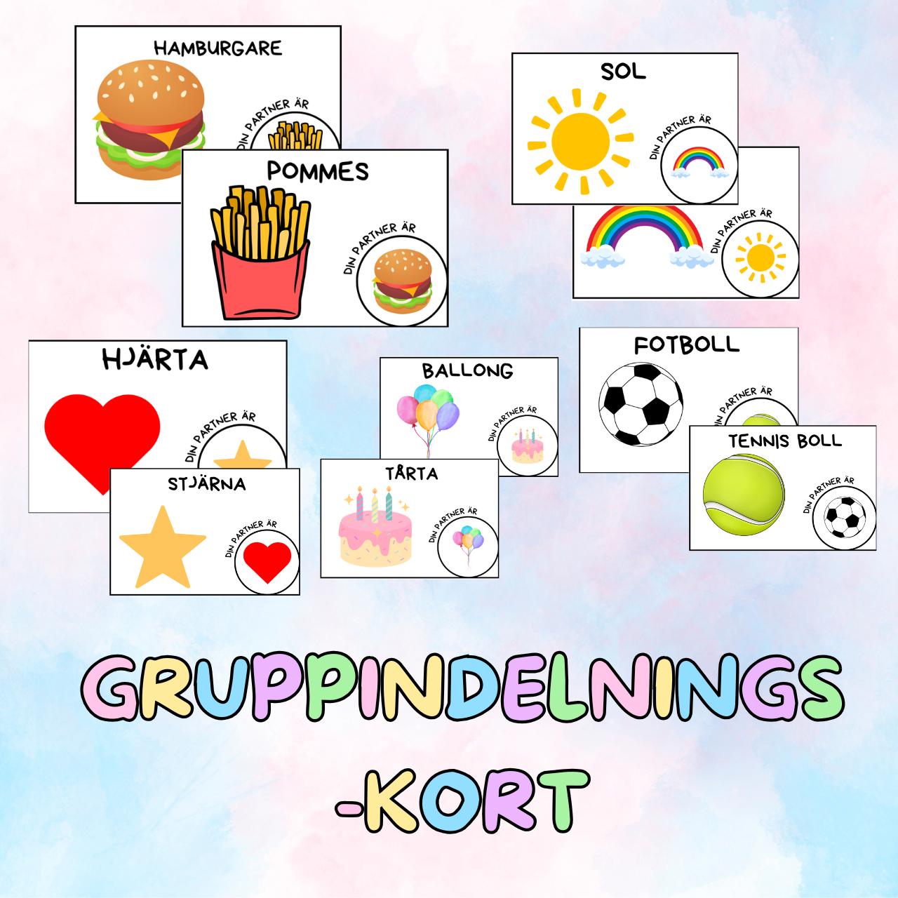 Gruppindelning - Kort