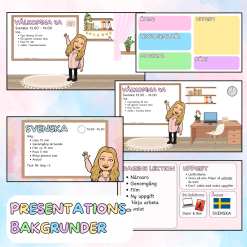 Presentationsbakgrunder - 5 st