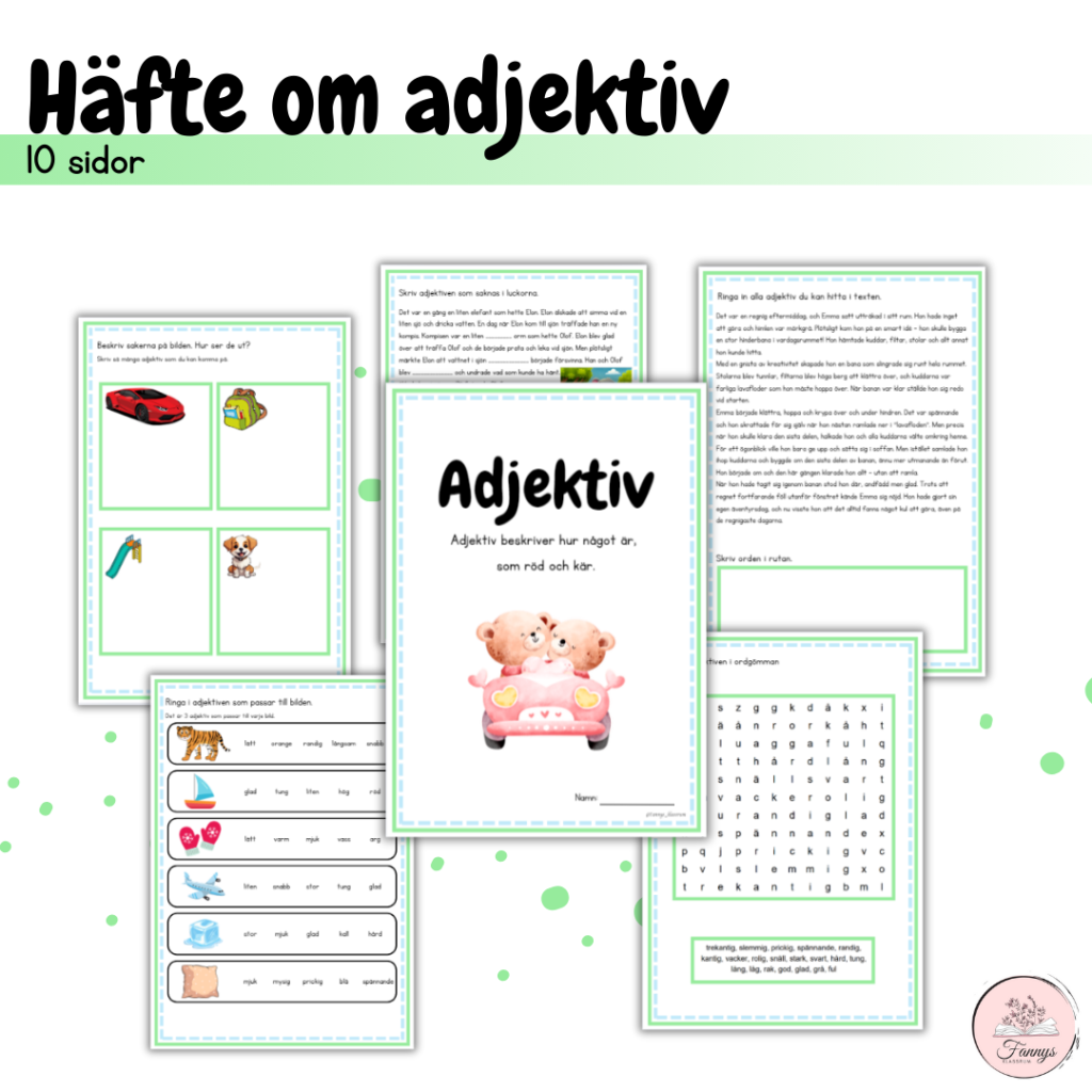 Häfte om adjektiv