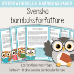 Faktatexter om barnboksförfattare – Läsförståelse – Internationella barnboksdagen - bild 1