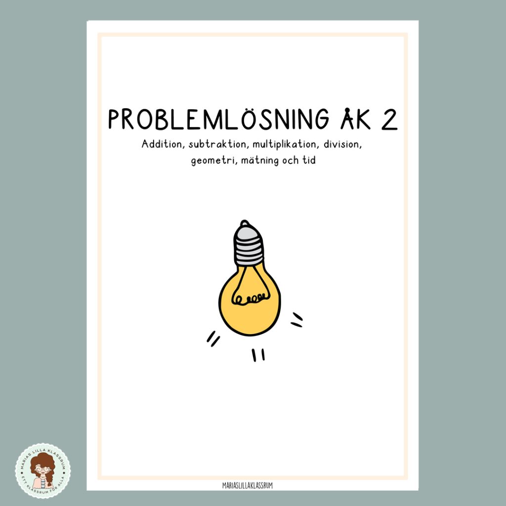 Problemlösning – 36 uppgifter anpassade för åk 2