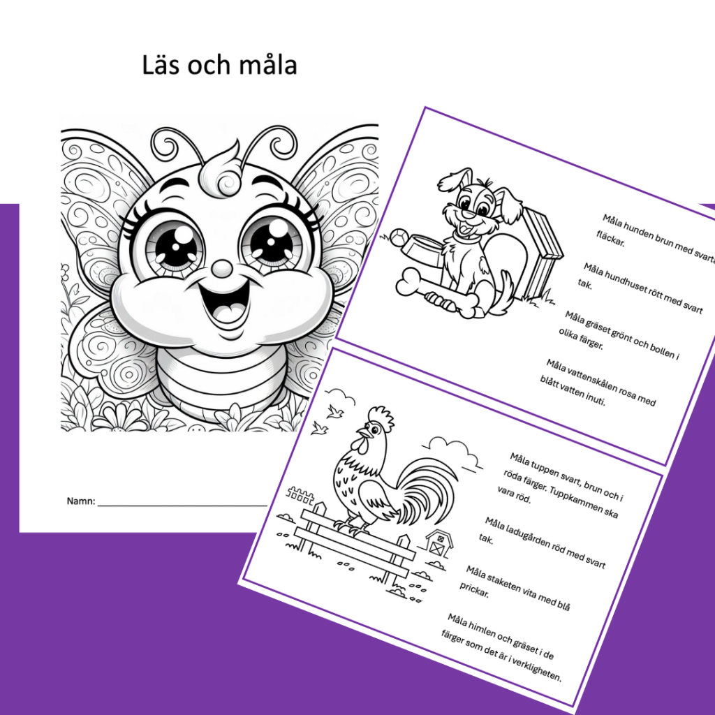 Läs och måla