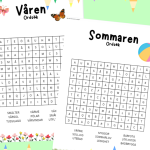 Ordsök Årstider - bild 3