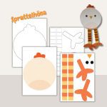 Påsk – Sprattelfigurer påskpyssel – Påsktema - bild 4