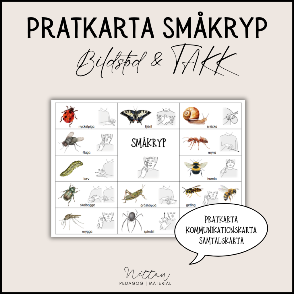 Pratkarta småkryp