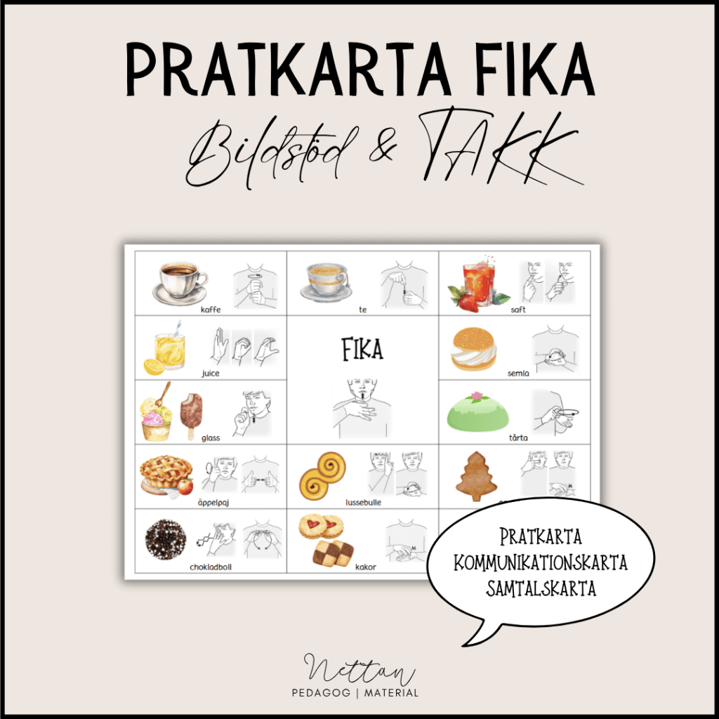 Pratkarta fika