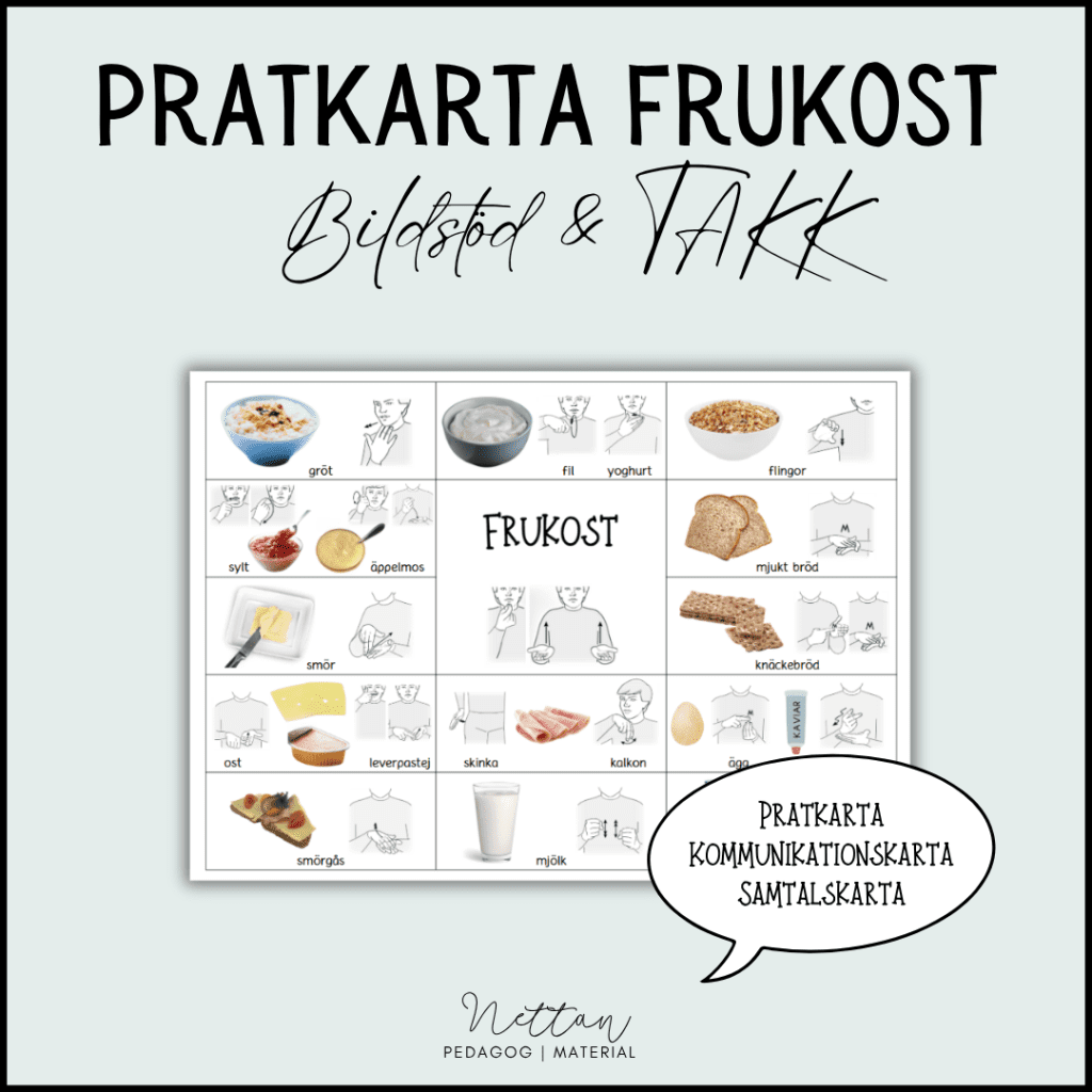 Pratkarta frukost