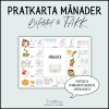 Pratkarta månader