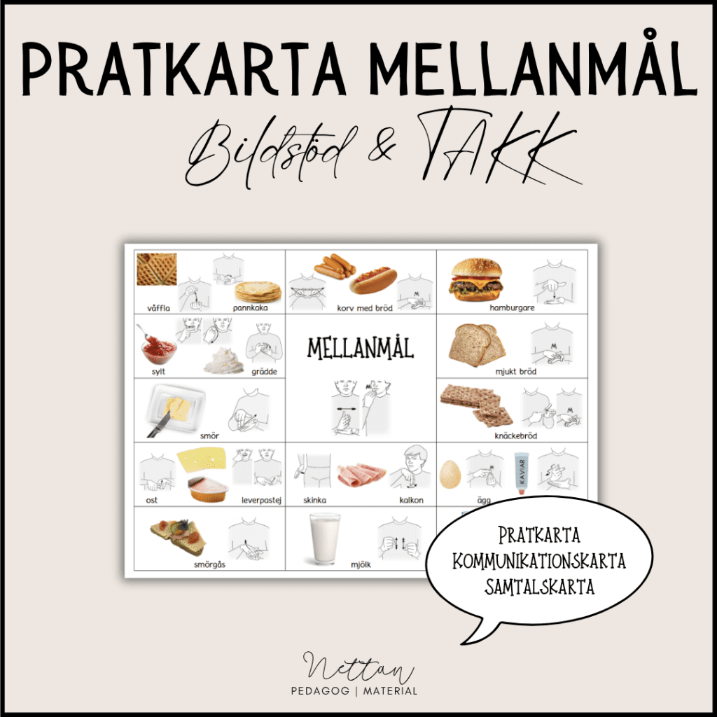 Pratkarta mellanmål