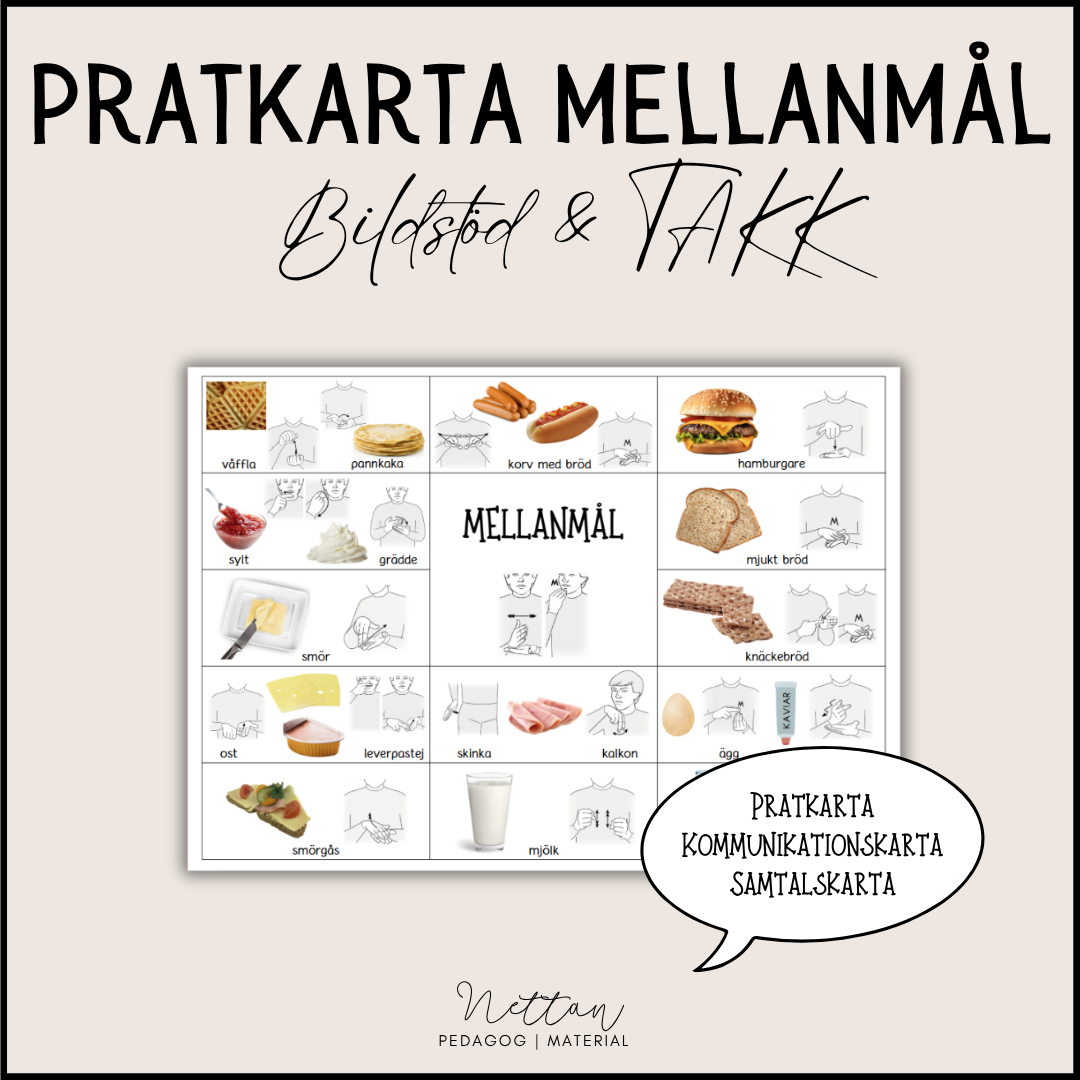 Pratkarta mellanmål
