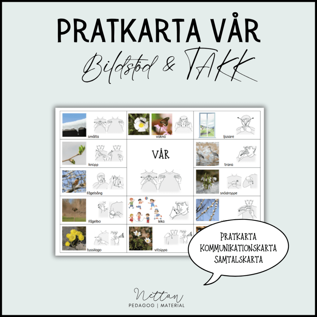 Pratkarta vår