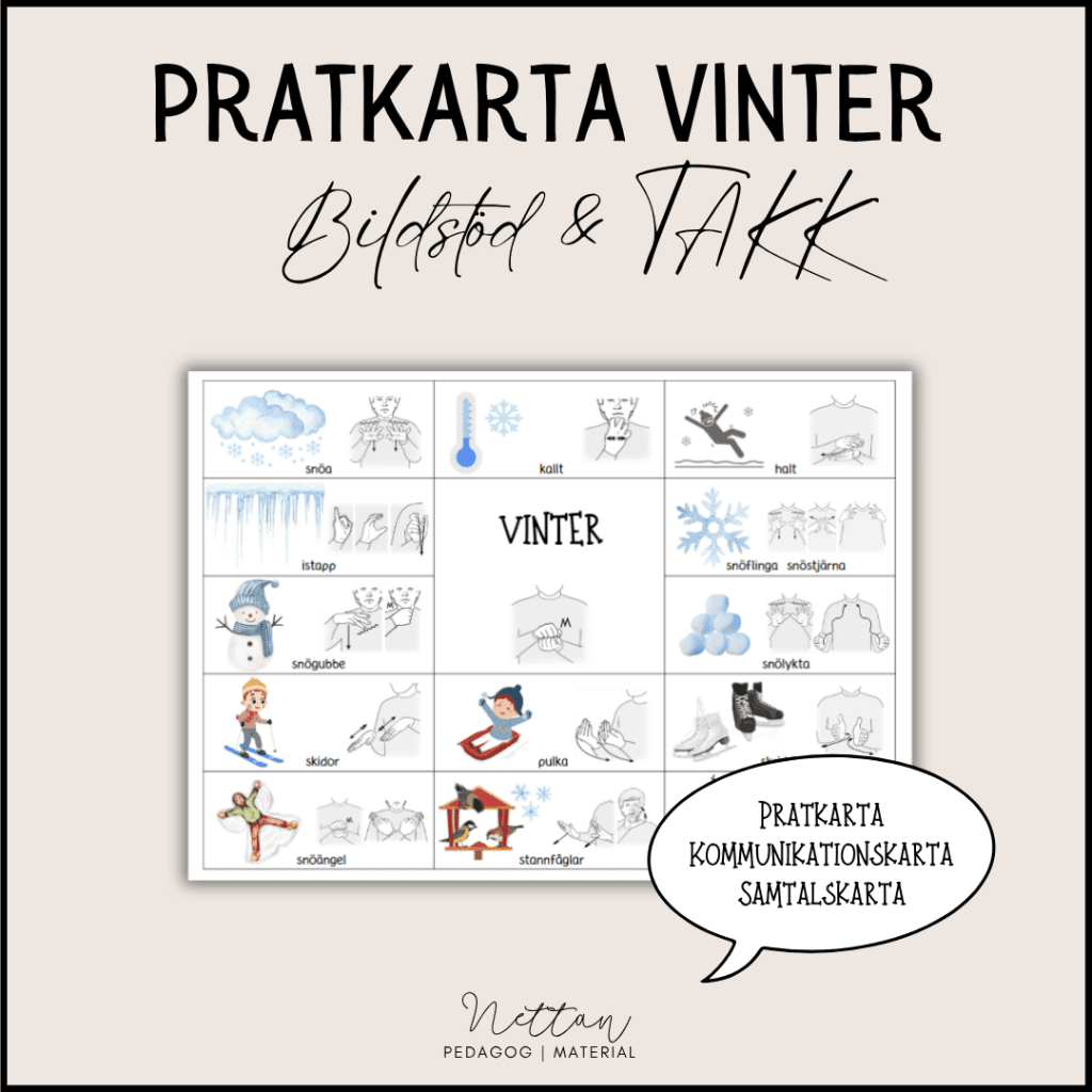 Pratkarta vinter