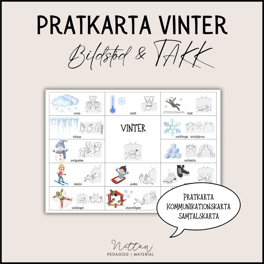 Pratkarta vinter