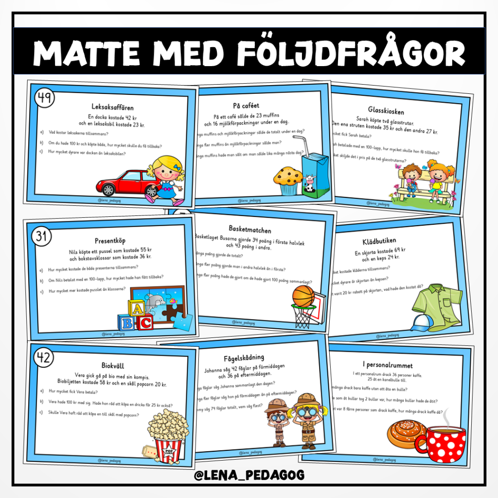 Matte med följdfrågor