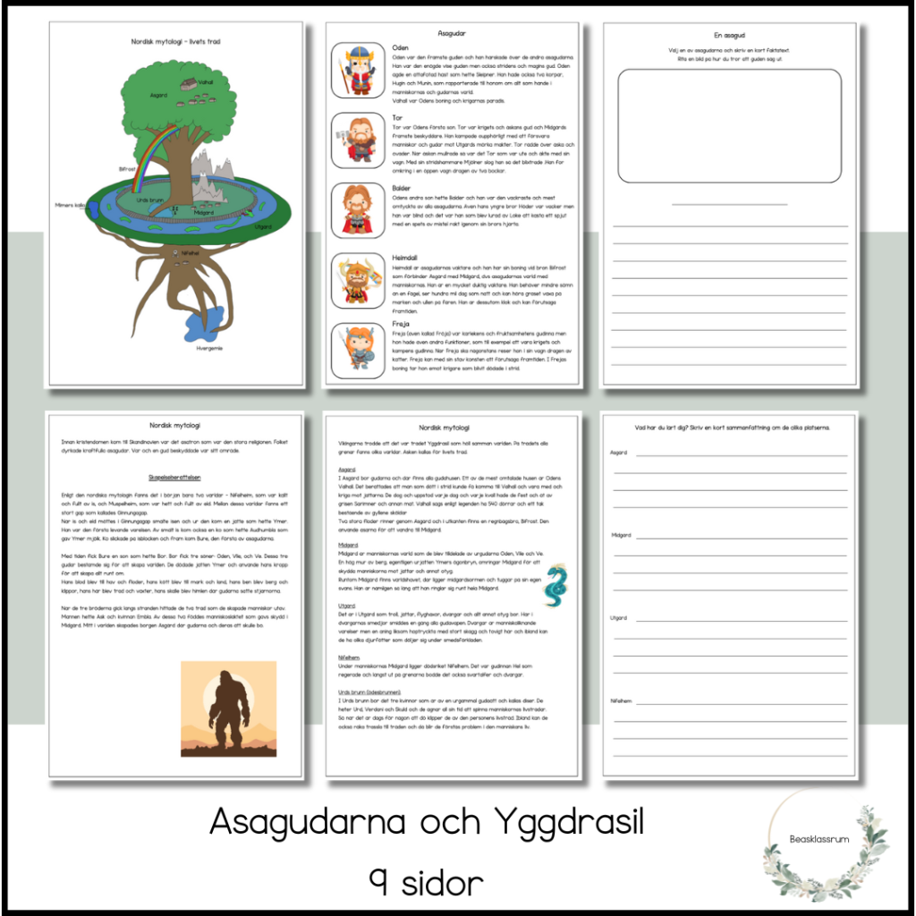 Asagudar och Yggdrasil