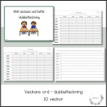 Veckans ord – dubbelteckning 10 veckor - bild 1