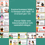 STORT paket! Värdegrund och konflikthantering samtalskort - bild 3