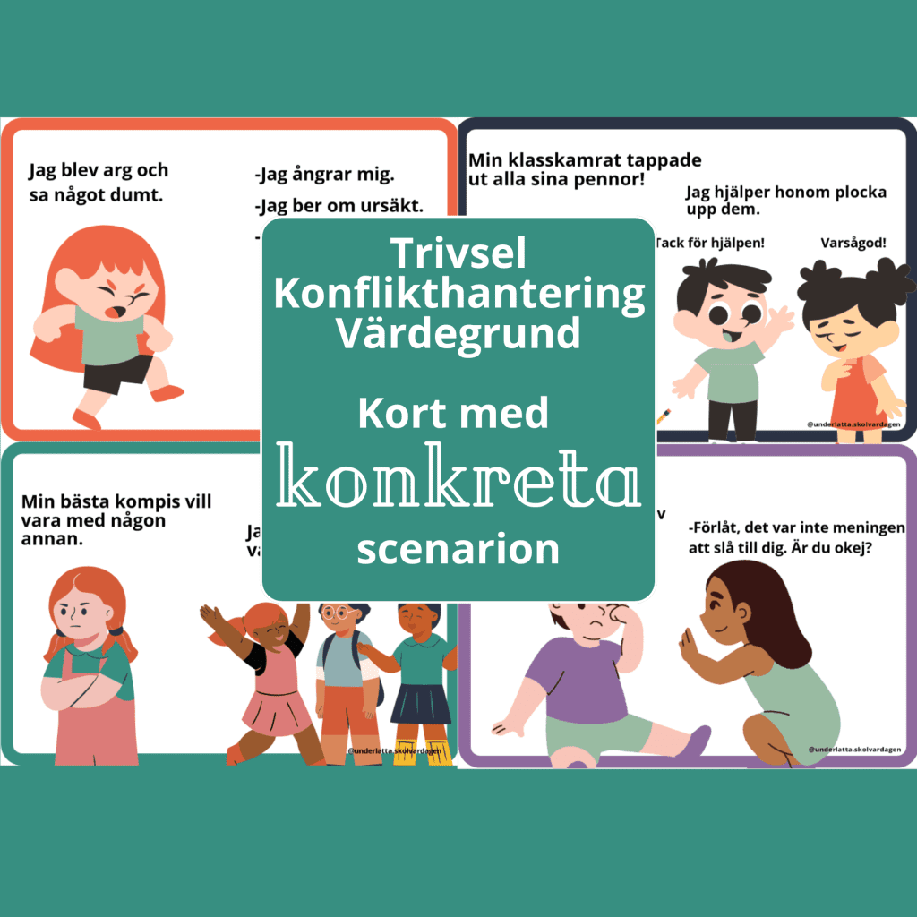 STORT paket! Värdegrund och konflikthantering samtalskort