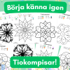 Börja känna igen tiokompisarna! – Matte-mandalas