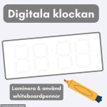 Digitala klockan. Träna med whiteboardpennor! - bild 2