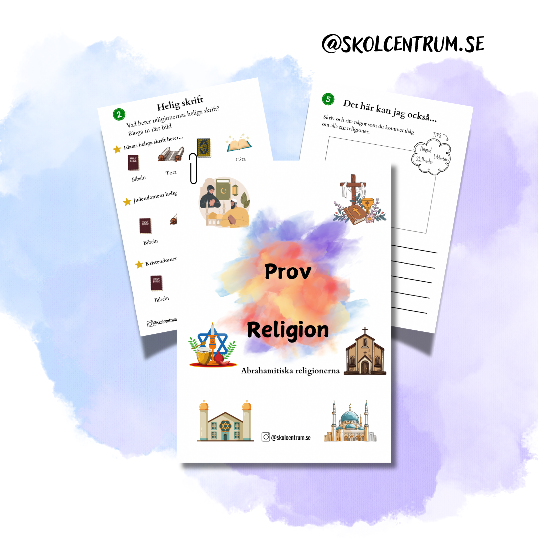 Provhäfte: De Abrahamitiska Religionerna