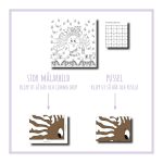 Pusselteckning Halloween Det skrämda trädet - bild 2