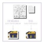 Pusselteckning Halloween Spökslott - bild 2