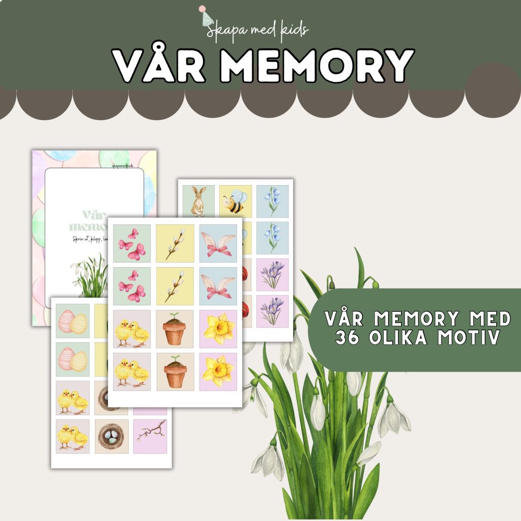 Vårmemory 🌸