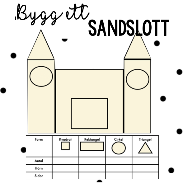 Bygg ett sandslott, geometri