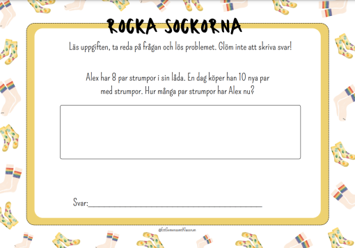 Rocka sockorna - extrahäfte