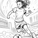 Målarbok sporter - bild 4