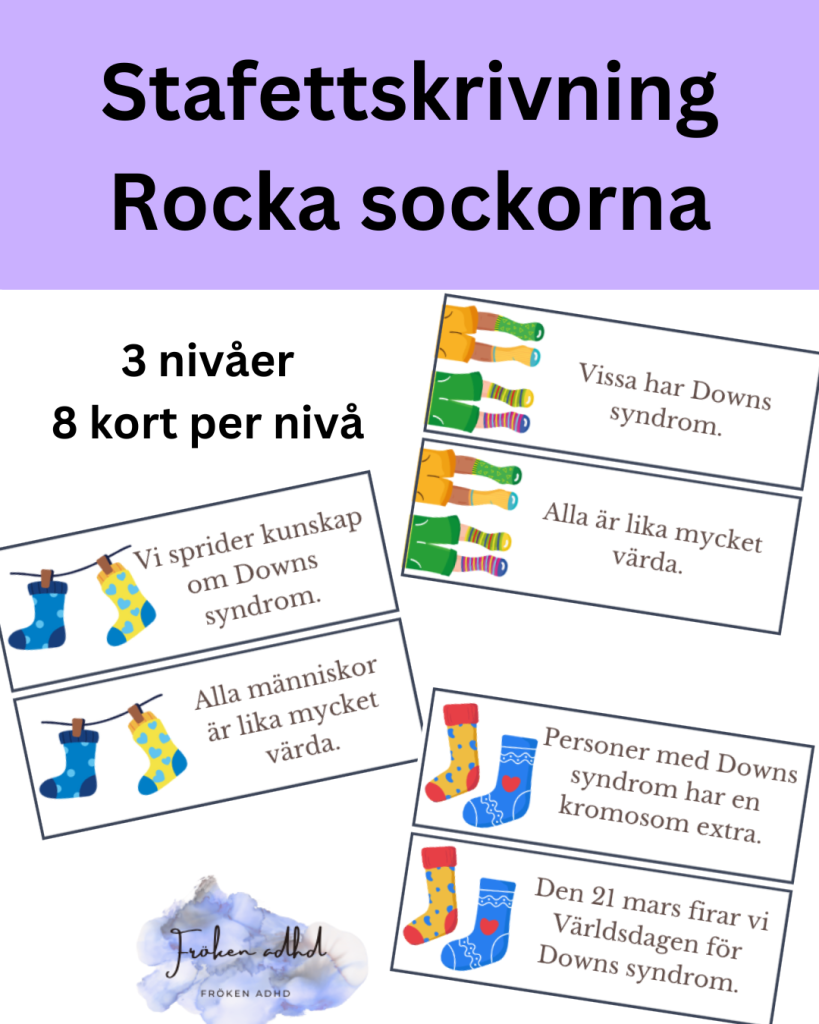 Stafettskrivning rocka sockarna