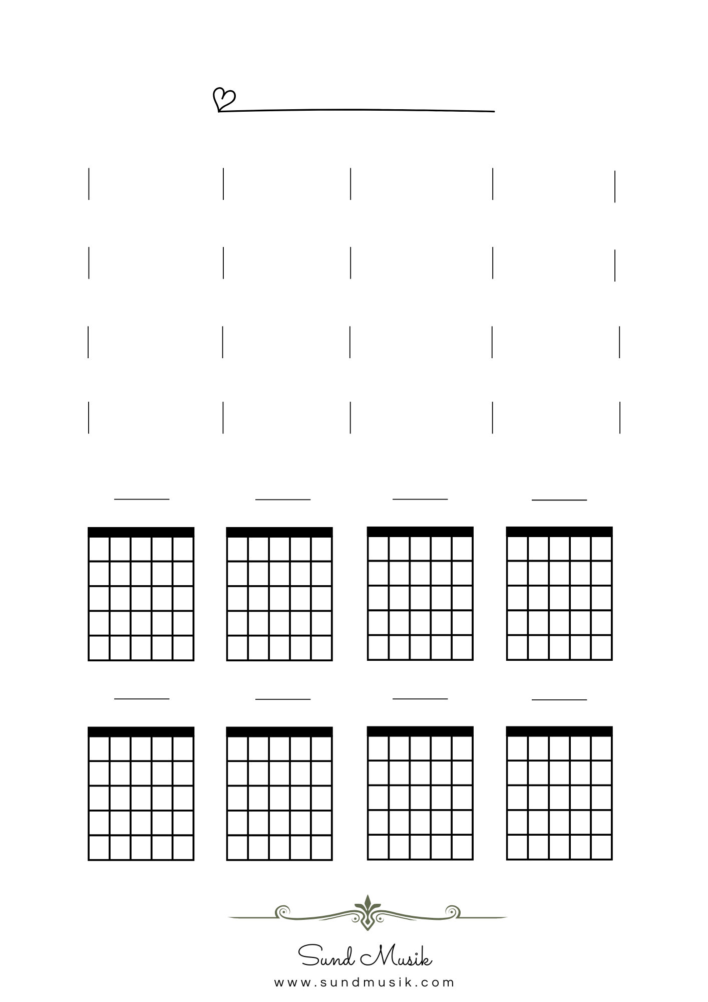 Mallar till ensemblelåtar