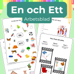 Träna En och Ett Arbetsblad - bild 1