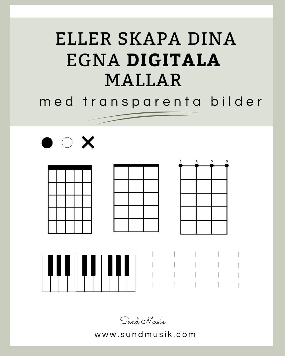 Mallar till ensemblelåtar