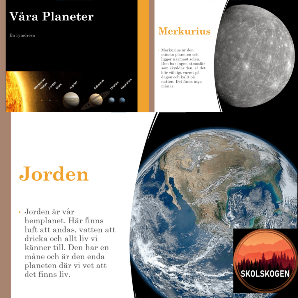 Våra planeter – Enkelt fakta – PDF