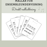 Mallar till ensemblelåtar - bild 5