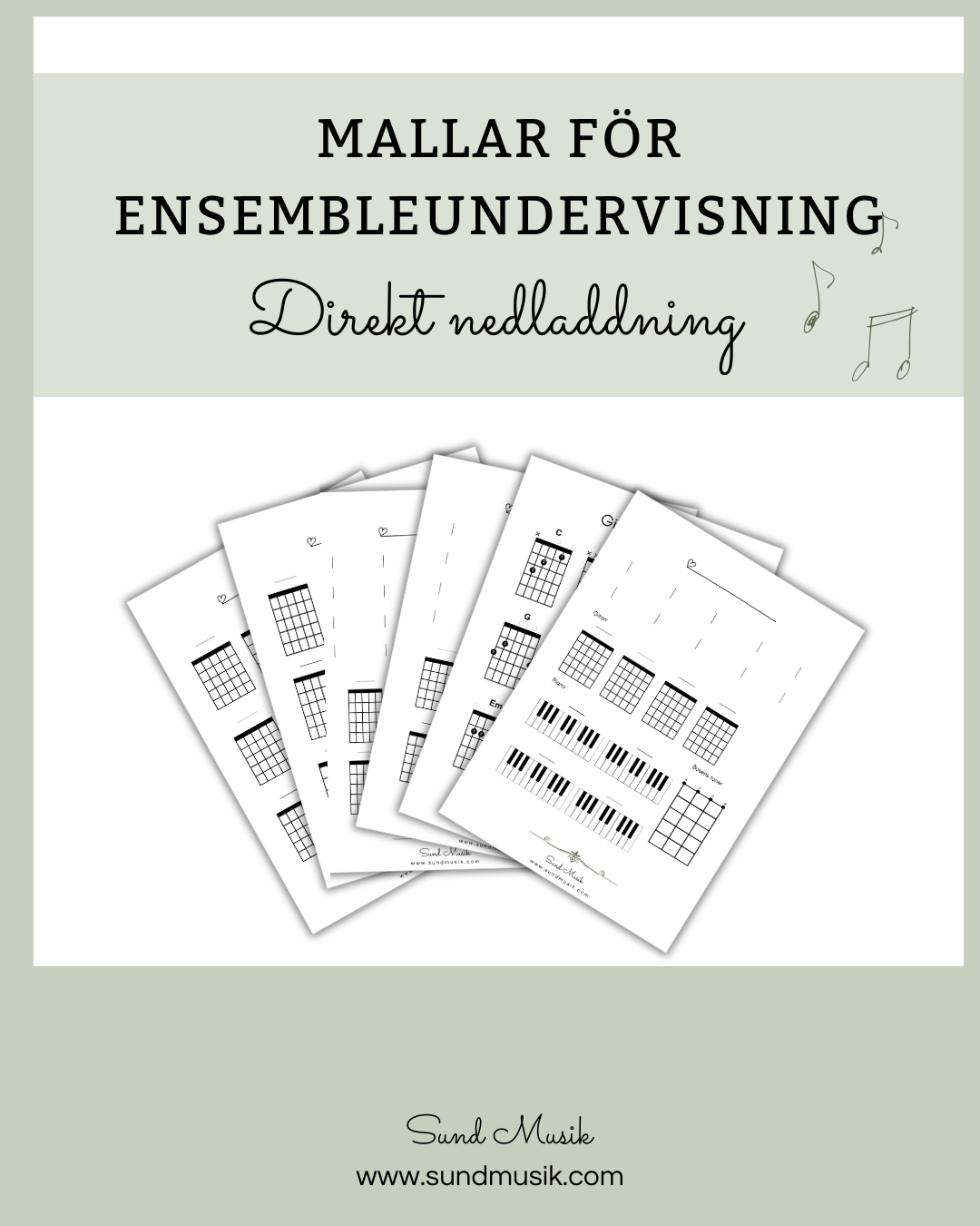 Mallar till ensemblelåtar