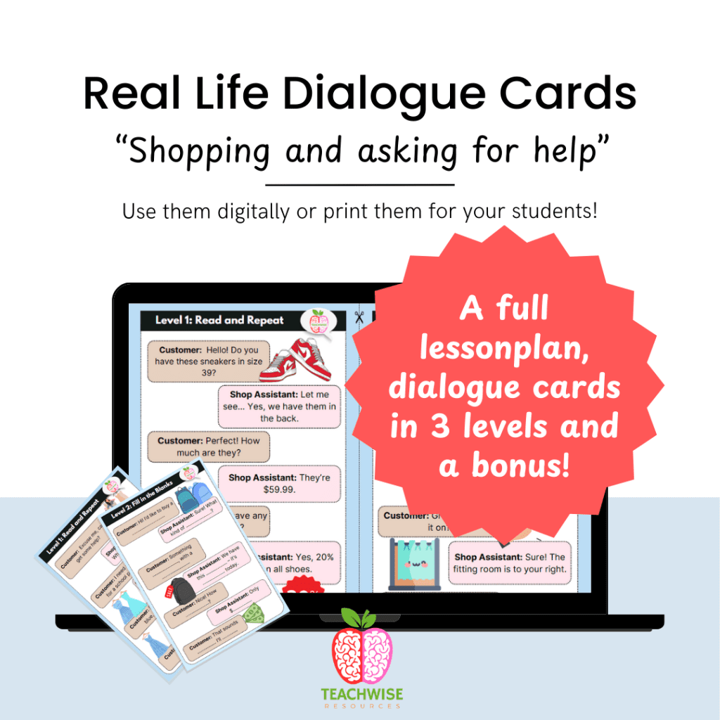 Real-Life Conversations: Shopping and Asking for Help