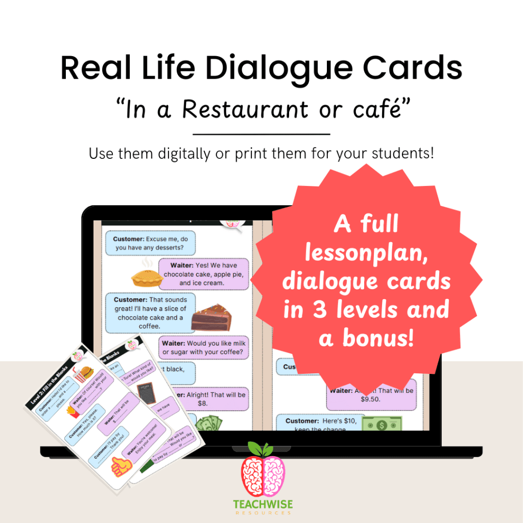 Real-Life Conversations: Café or Restaurant