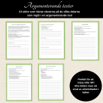 Träna på att skriva argumenterande texter - bild 1