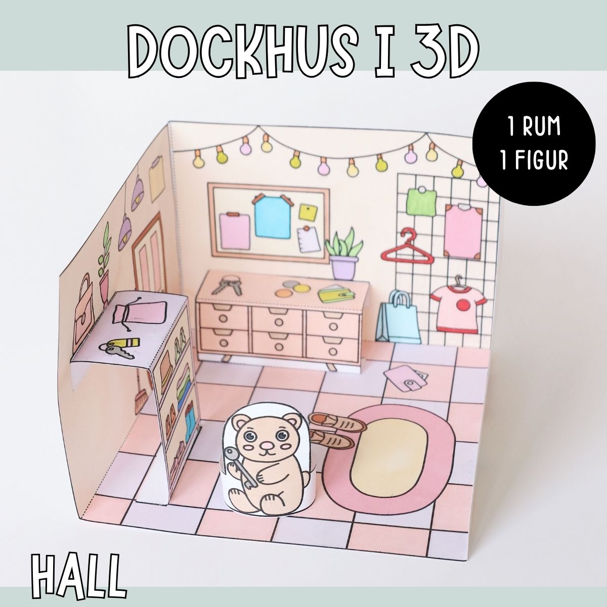 Pyssla dockhus - hall