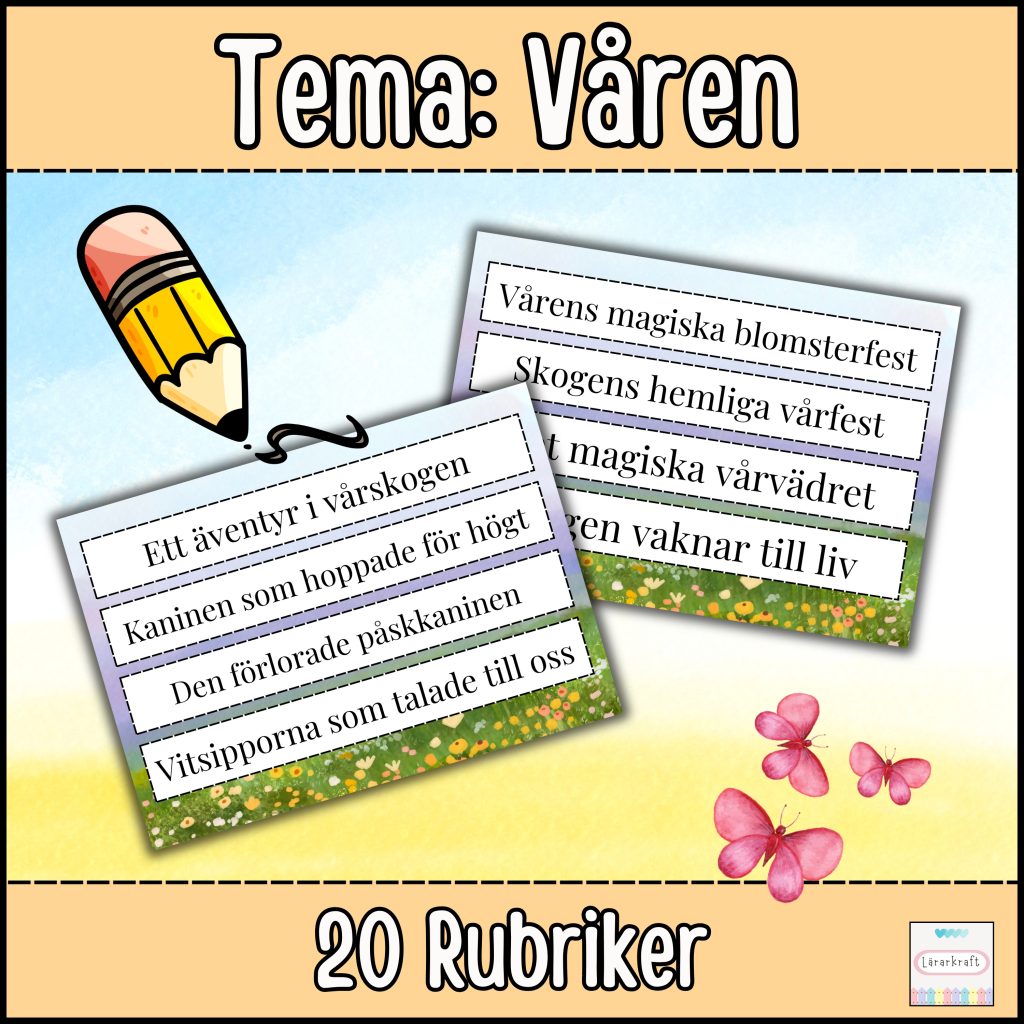 Våren: skriv en saga