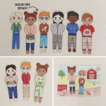 Tillägg klippdockor – Bondgård - bild 2